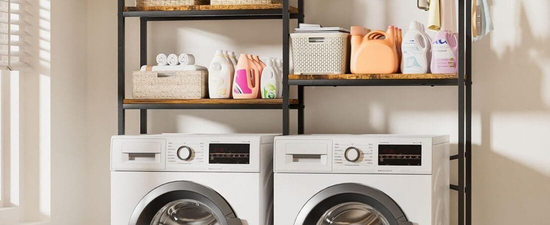 Golpart Laundry Organizer Shelves Over the Washer