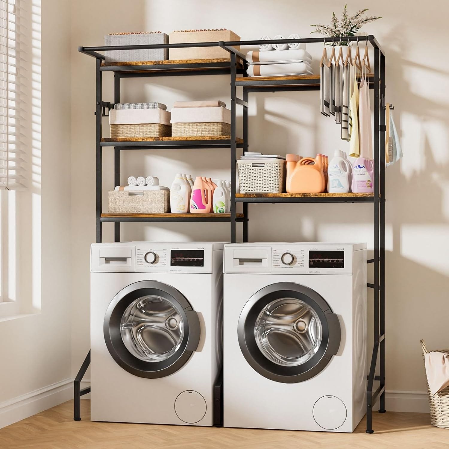 Golpart Laundry Organizer Shelves Over the Washer