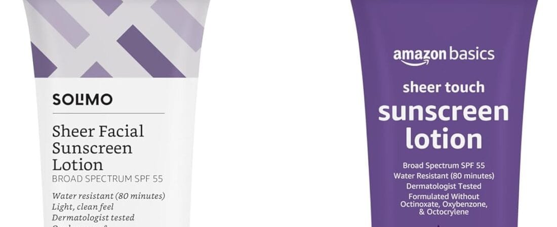 Broad Spectrum Sheer Facial Sunscreen SPF 55, UVA/UVB Protection